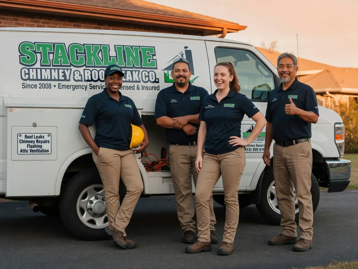 Chimney flashing repair company in Rydal, GA
